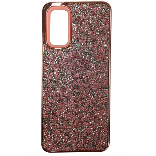 Samsung Galaxy S20 Glitter Bling Case Rose Gold